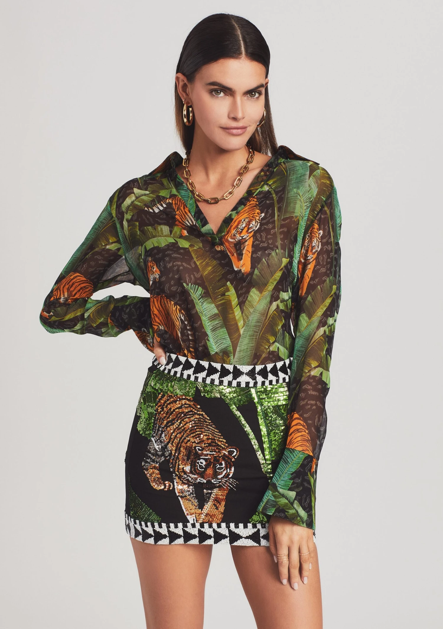 Joanna Silk Chiffon Shirt