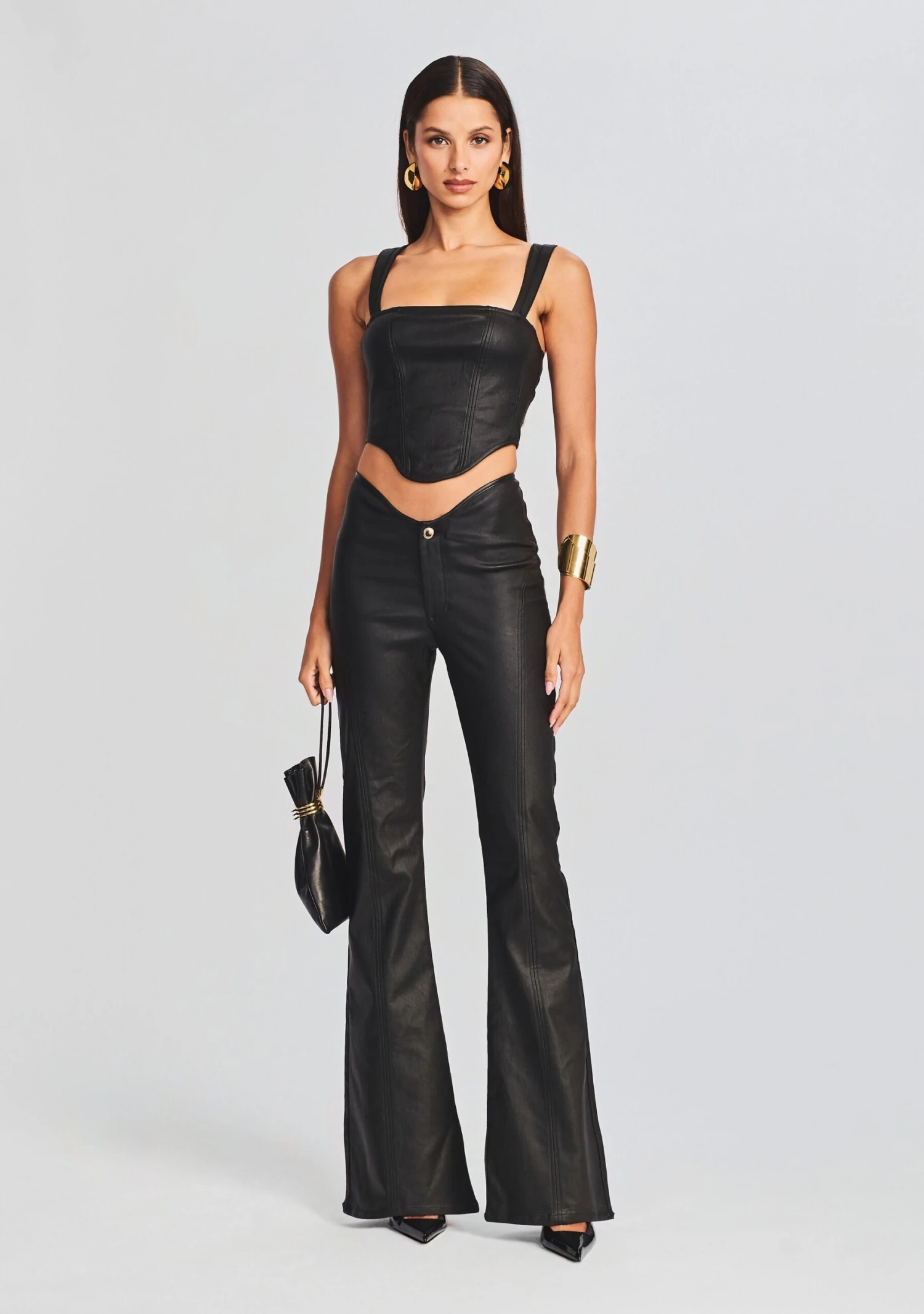 Jaylee Coated Denim Top - Image 2