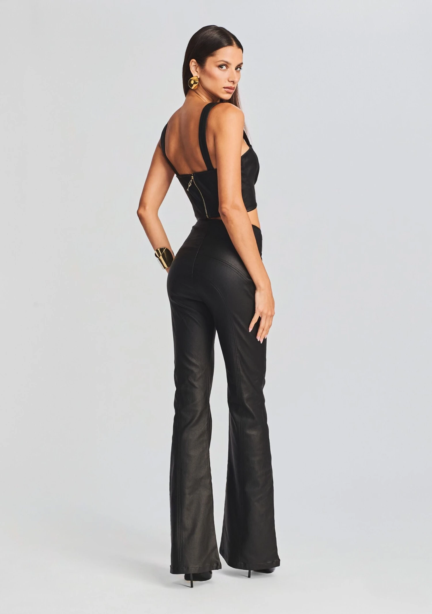 Jaylee Coated Denim Top - Image 4