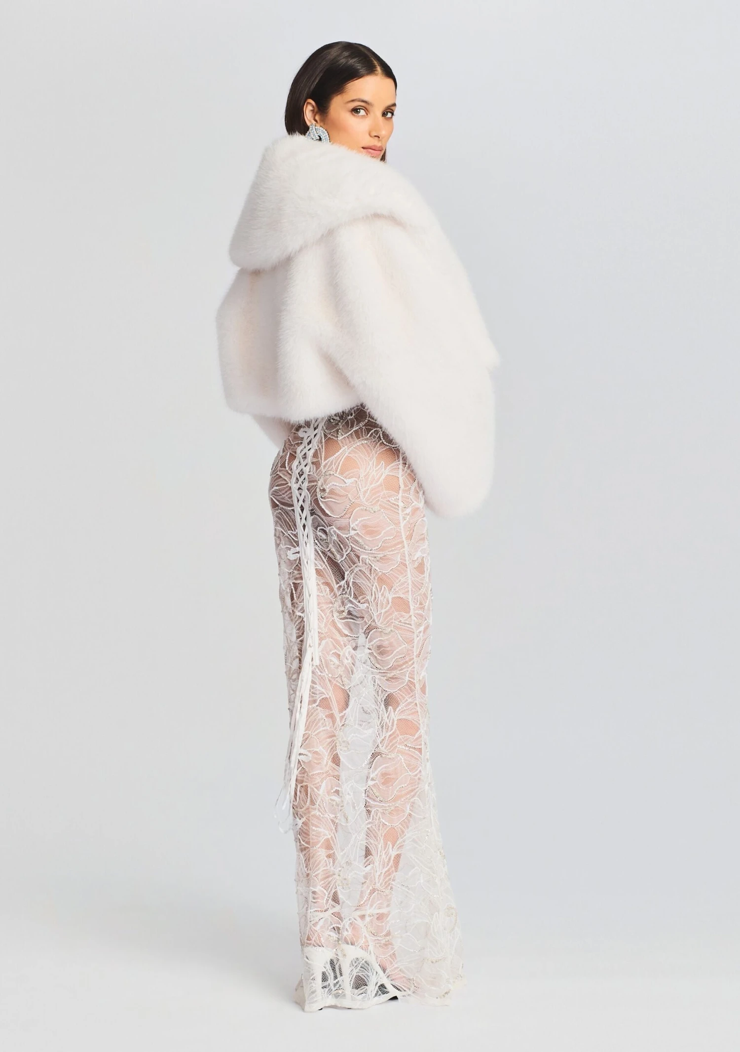 Cadence Faux Fur Coat - Image 4