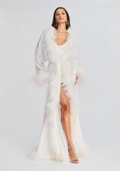 Juno Feather Robe