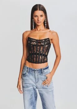 Bayley Embellished Lace Top