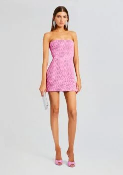 Vianne Embellished Leather Dress