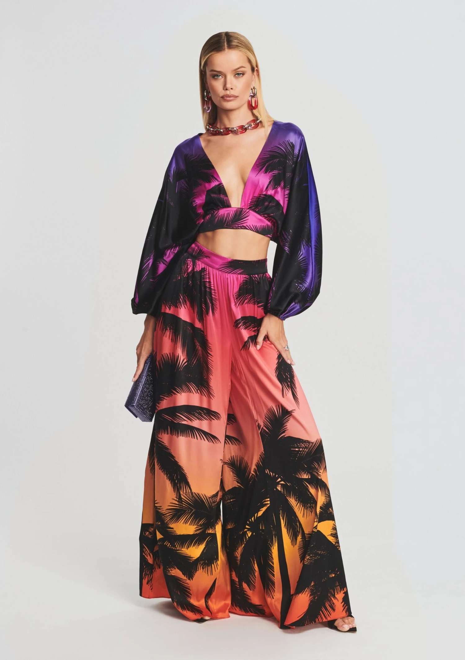 Delia Silk Pant - Image 2