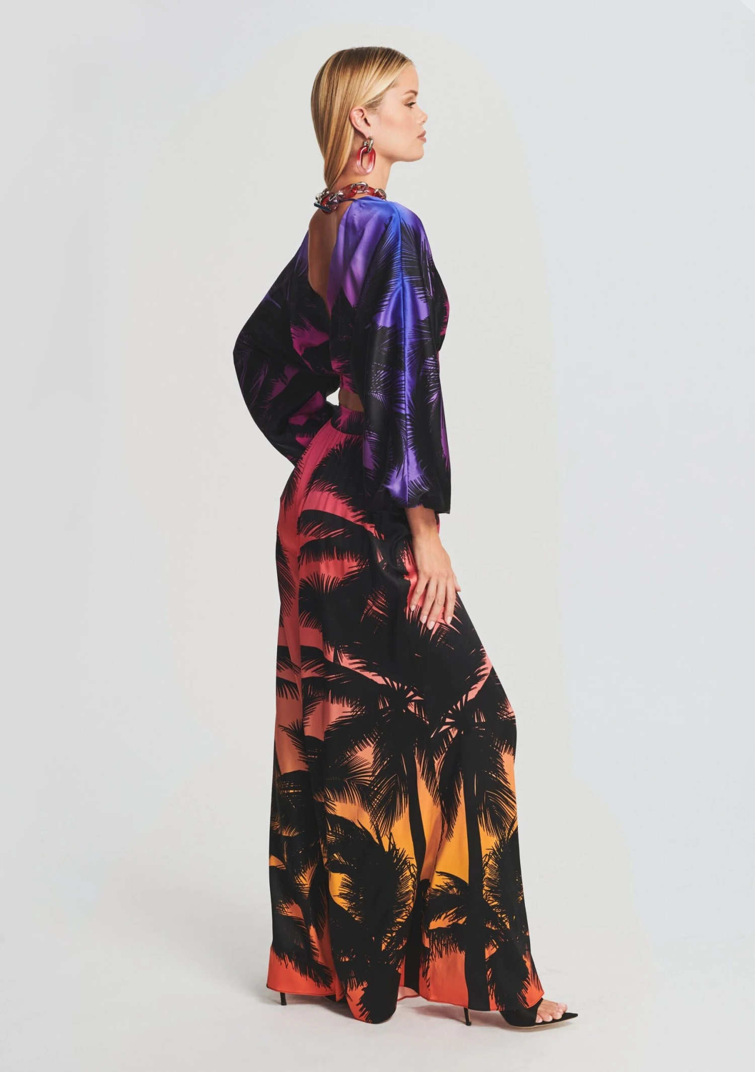 Delia Silk Pant - Image 3