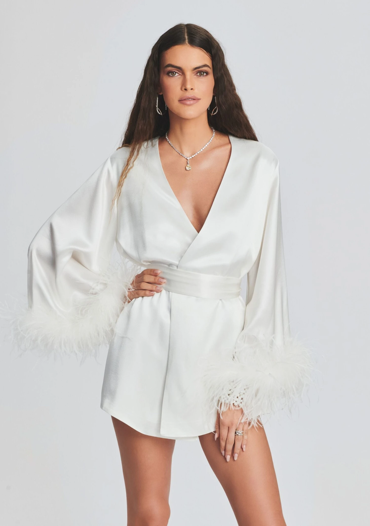 Eva Feather Robe - Image 2