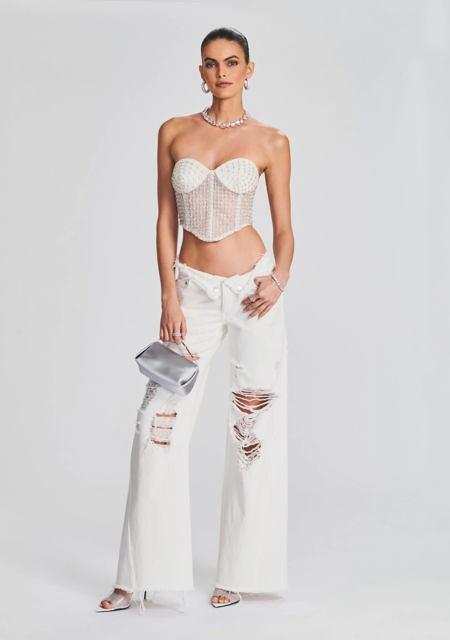 Margery Embellished Bustier Top - Image 5
