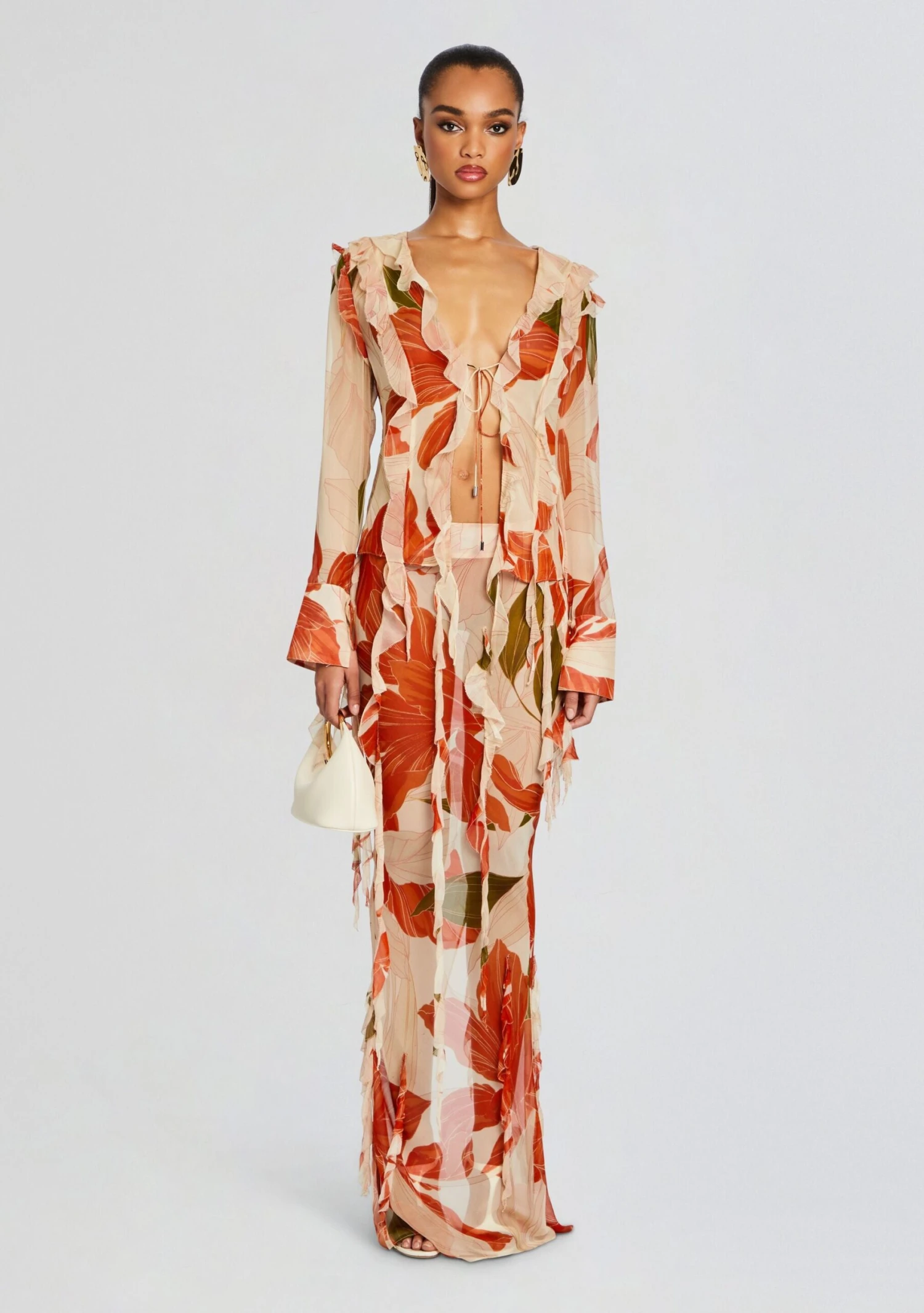 Sybil Silk Skirt - Image 2