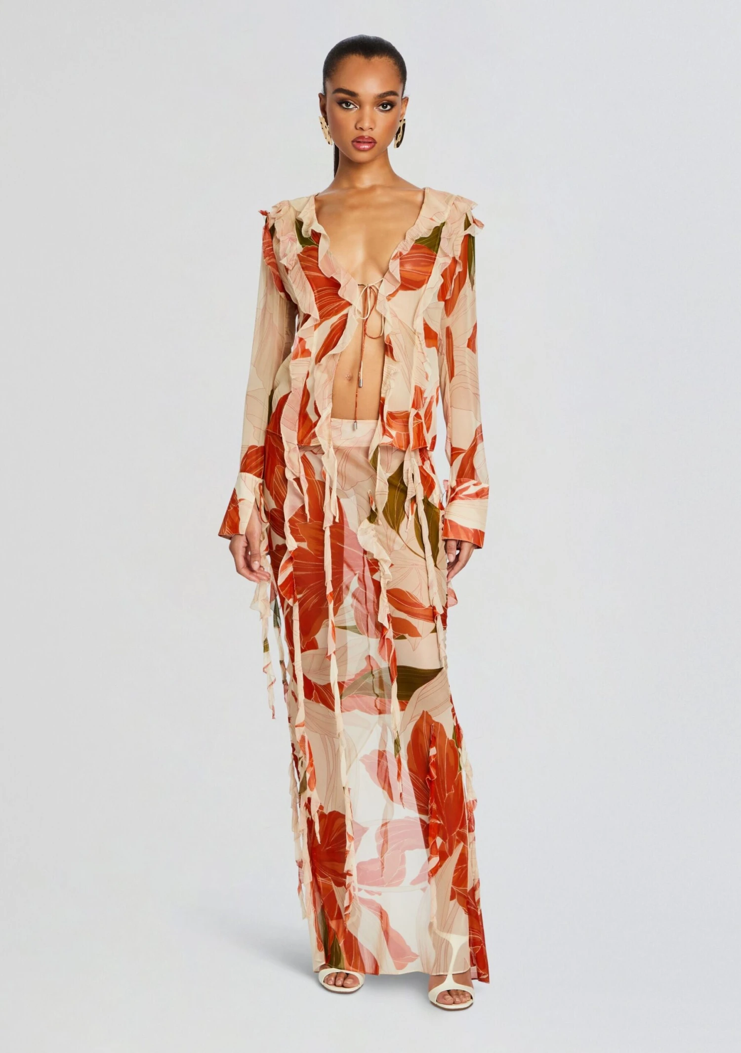 Sybil Silk Skirt - Image 5