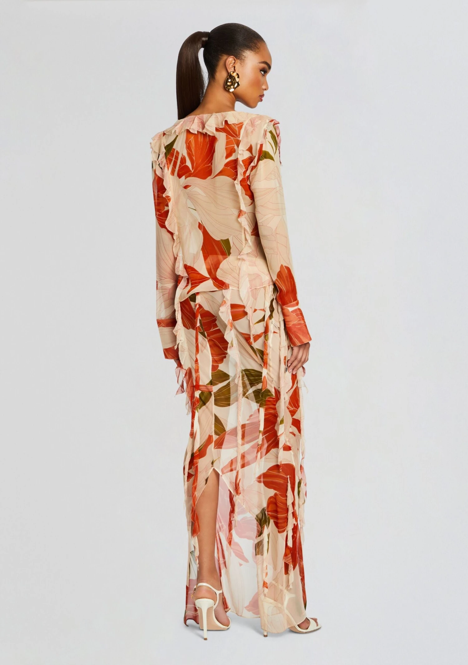 Sybil Silk Skirt - Image 4