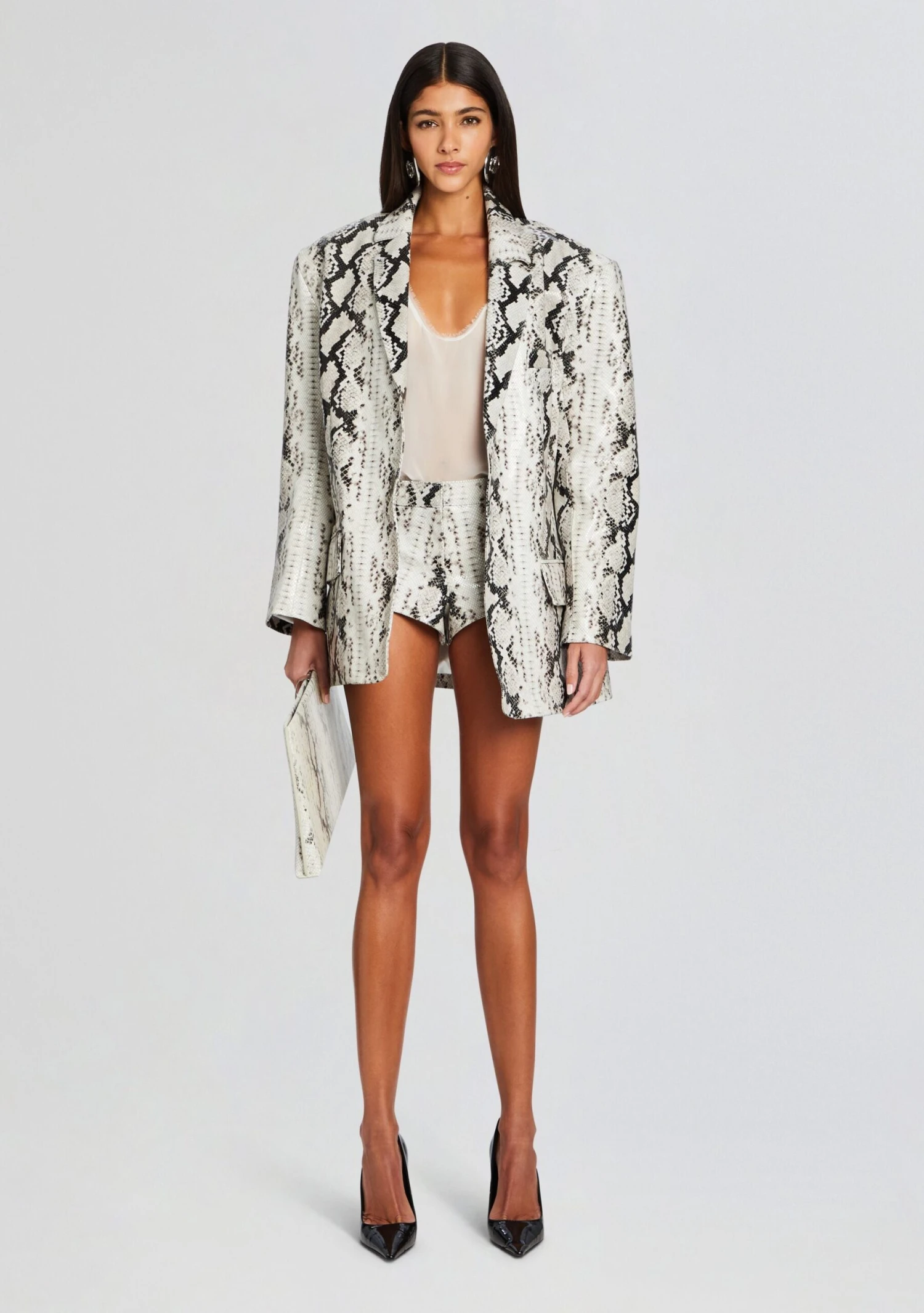 Chloe Leather Blazer - Image 4