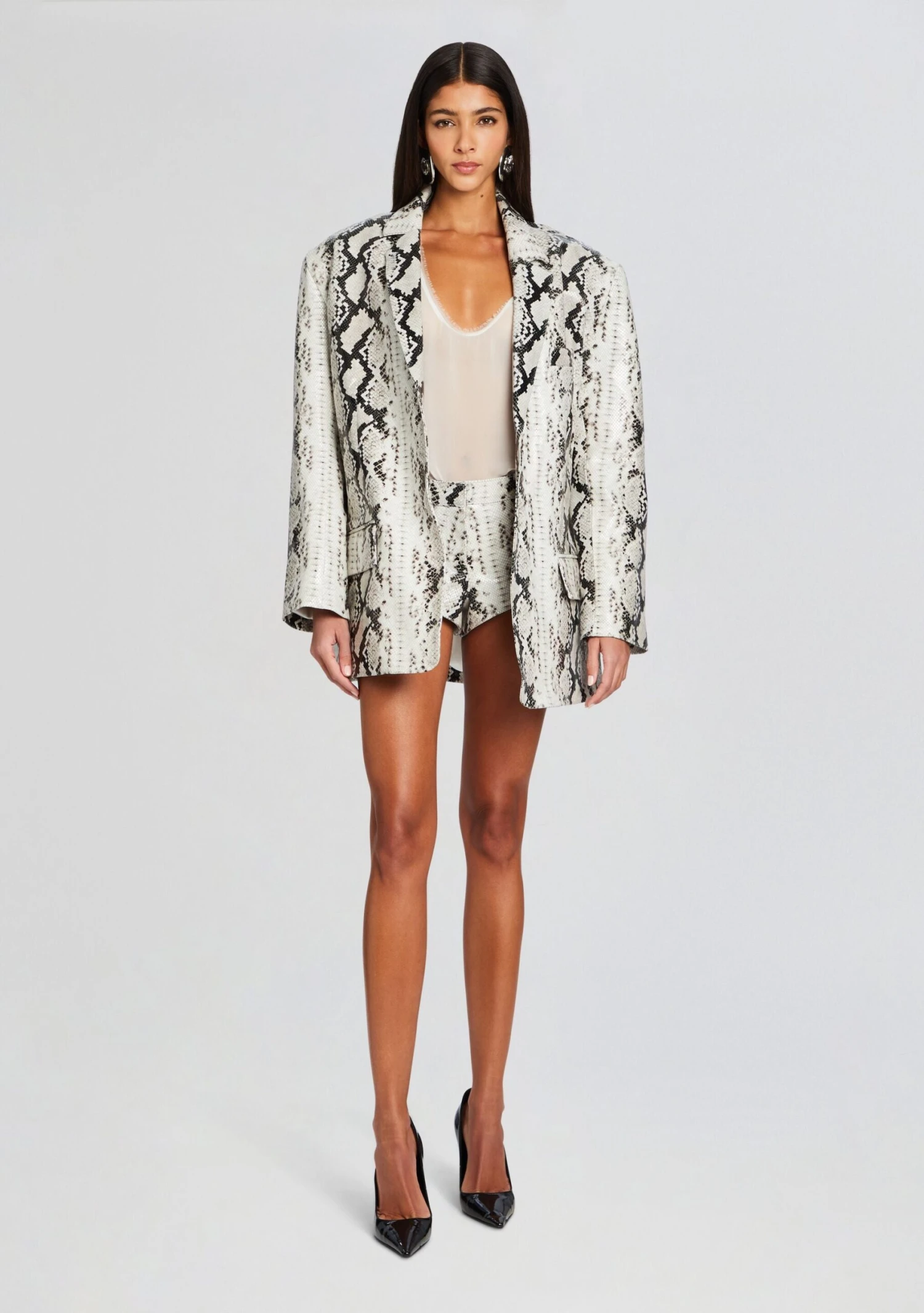 Chloe Leather Blazer - Image 5