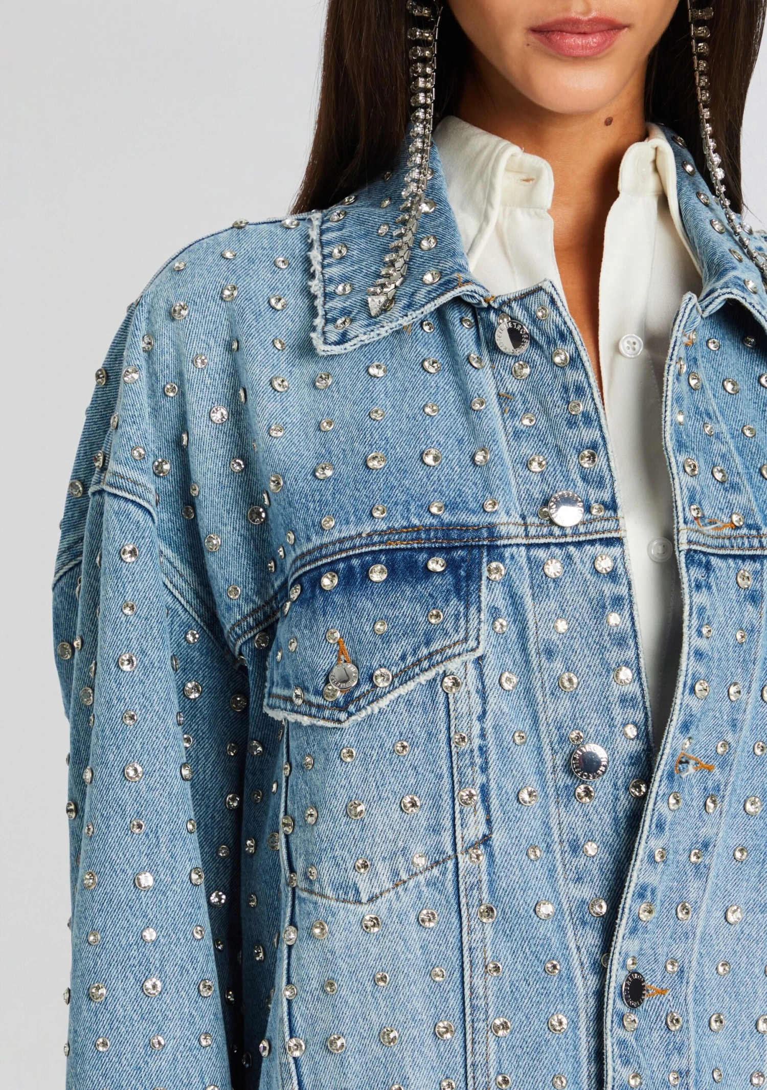 Ace Embellished Denim Jacket - Image 2