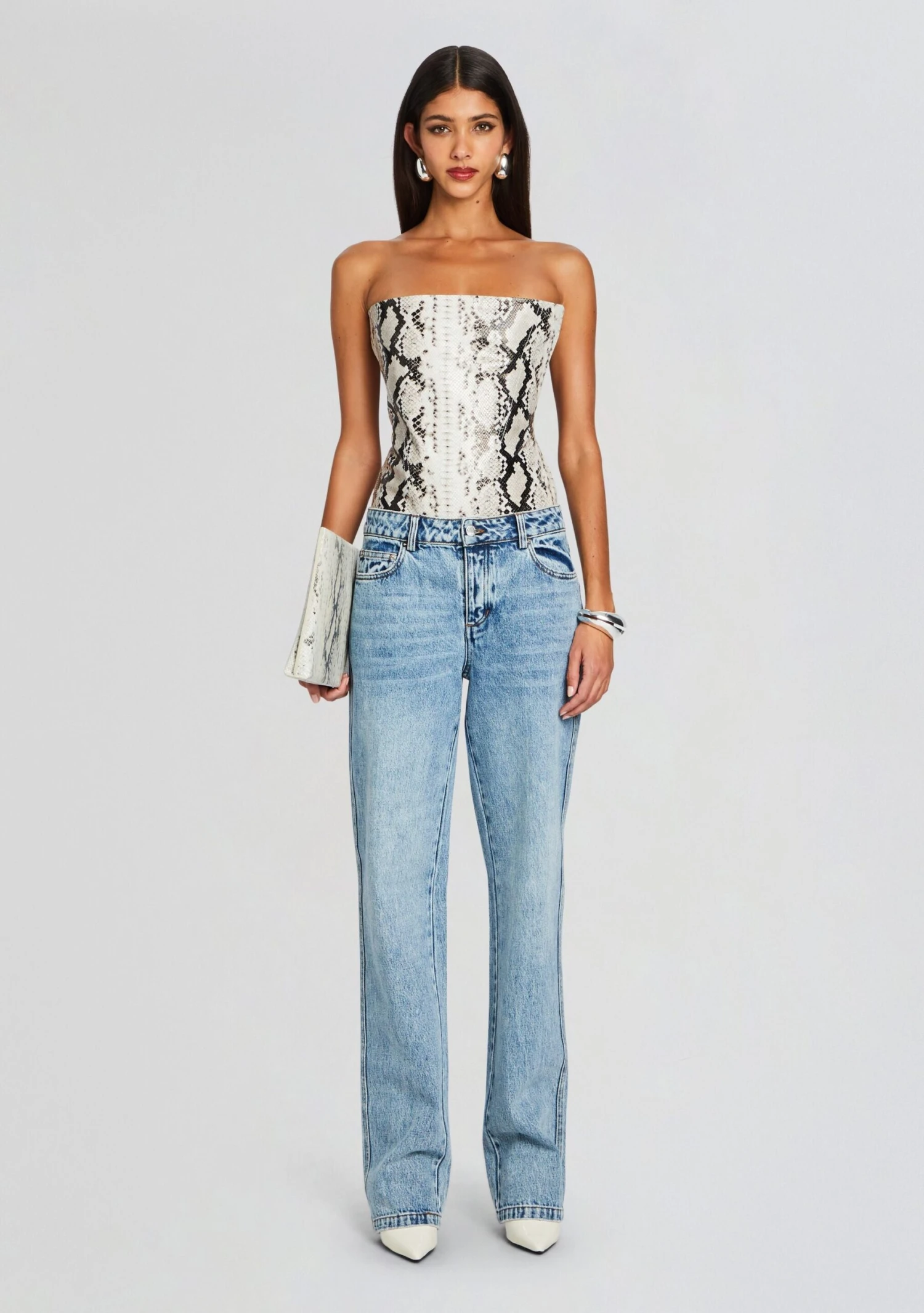 Flora Denim Pant - Image 5
