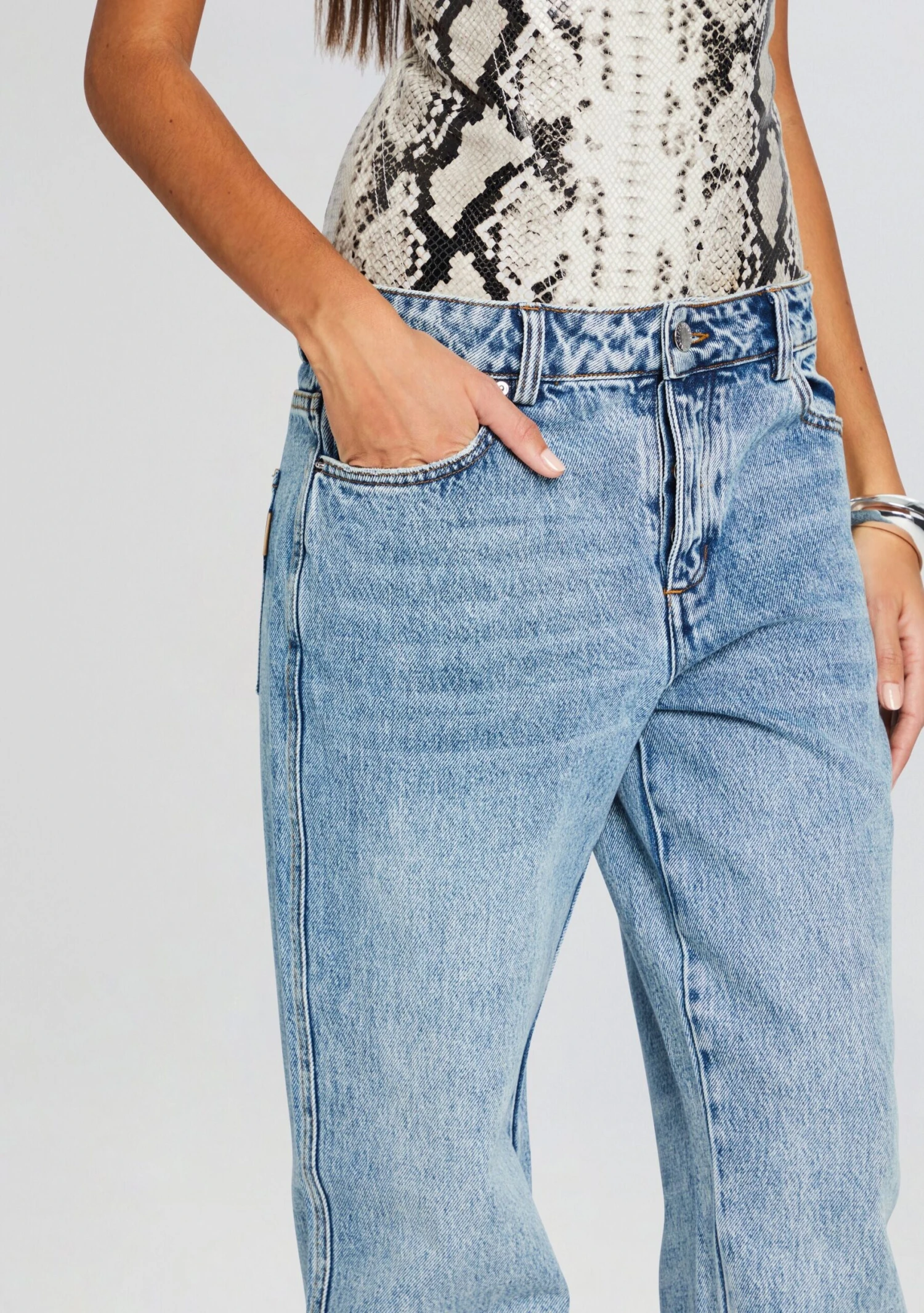 Flora Denim Pant - Image 2