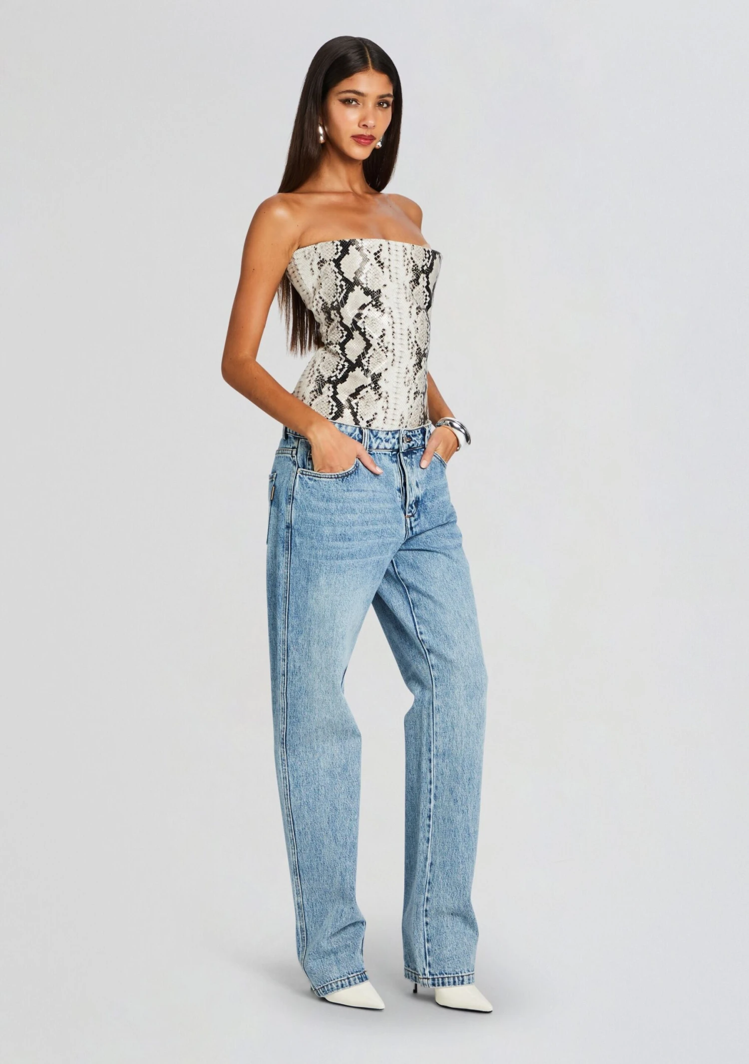 Flora Denim Pant - Image 3