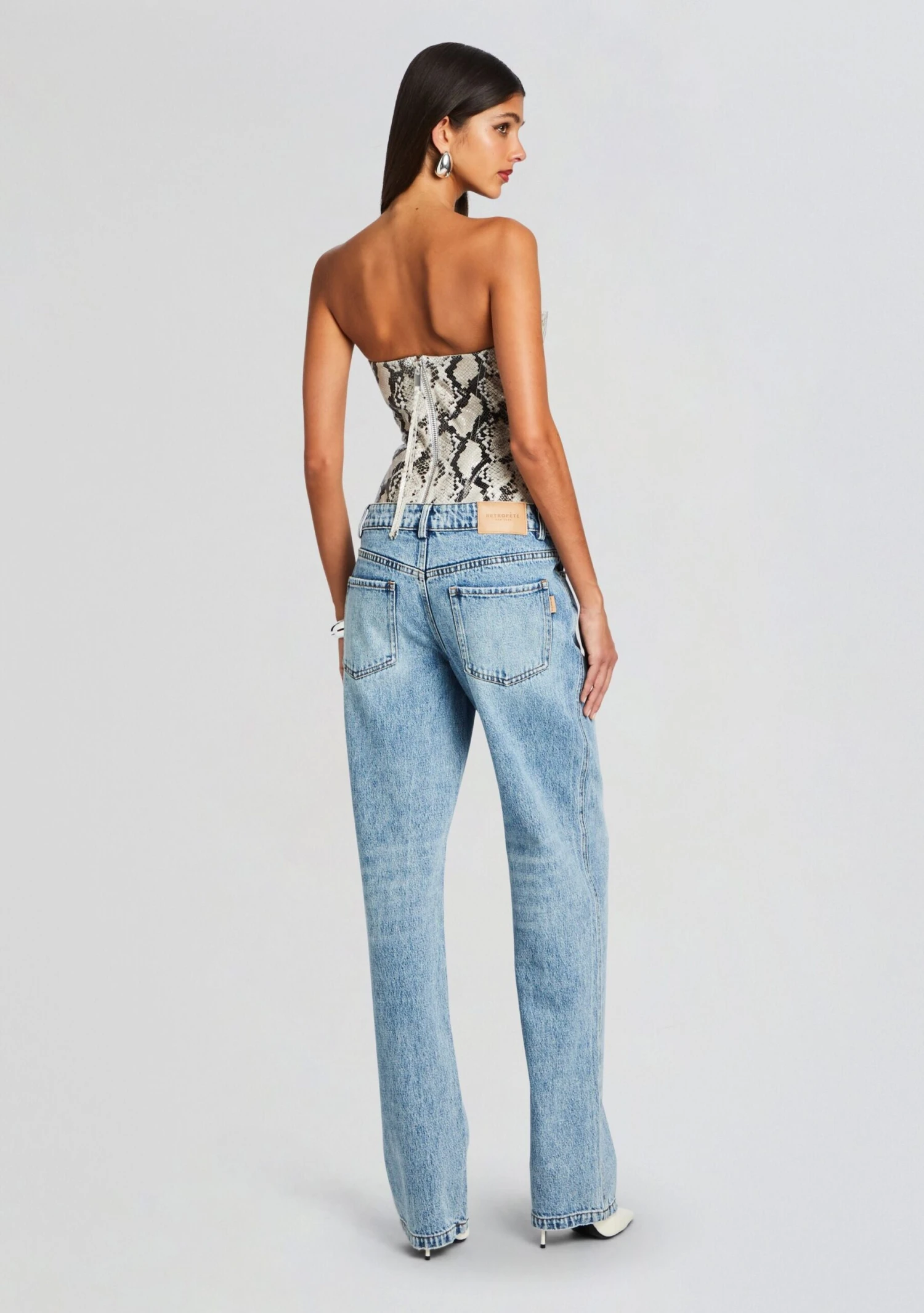 Flora Denim Pant - Image 4