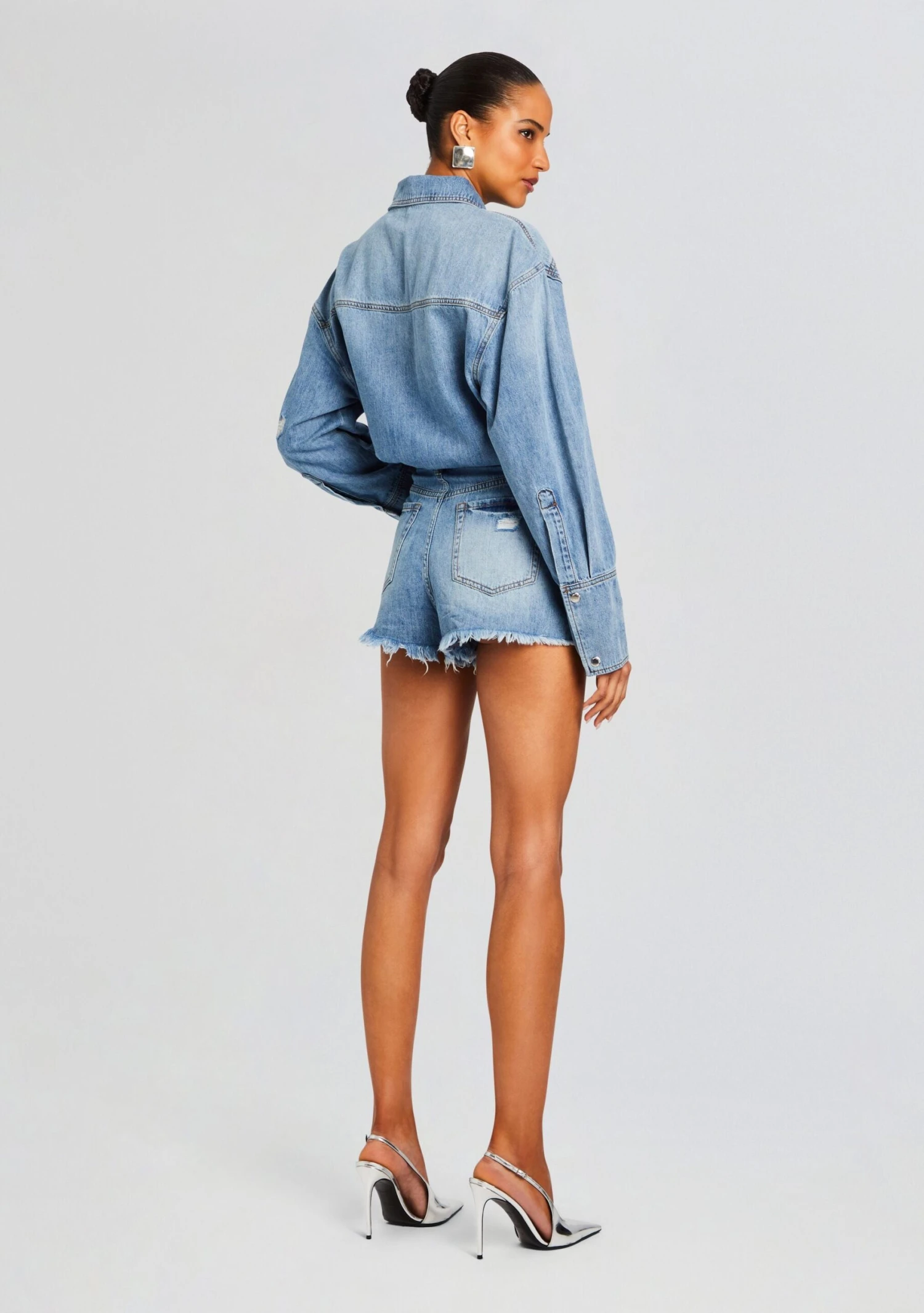 Annie Denim Romper - Image 4