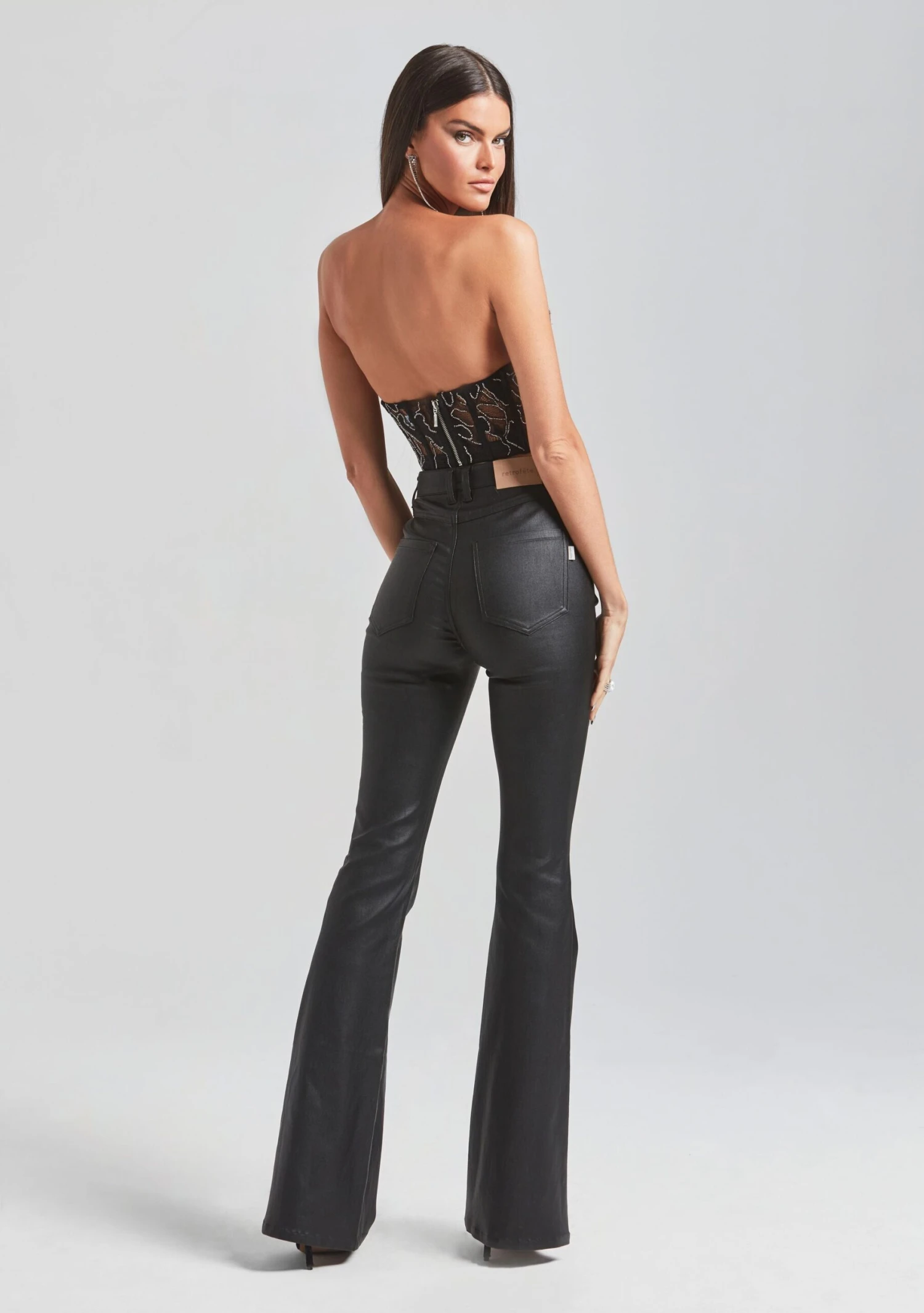 Audrey Embellished Lace Top - Image 4