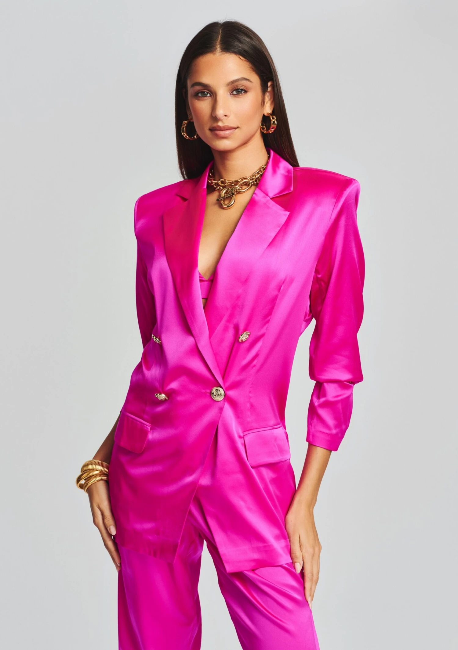Pandora Silk Blazer - Image 5