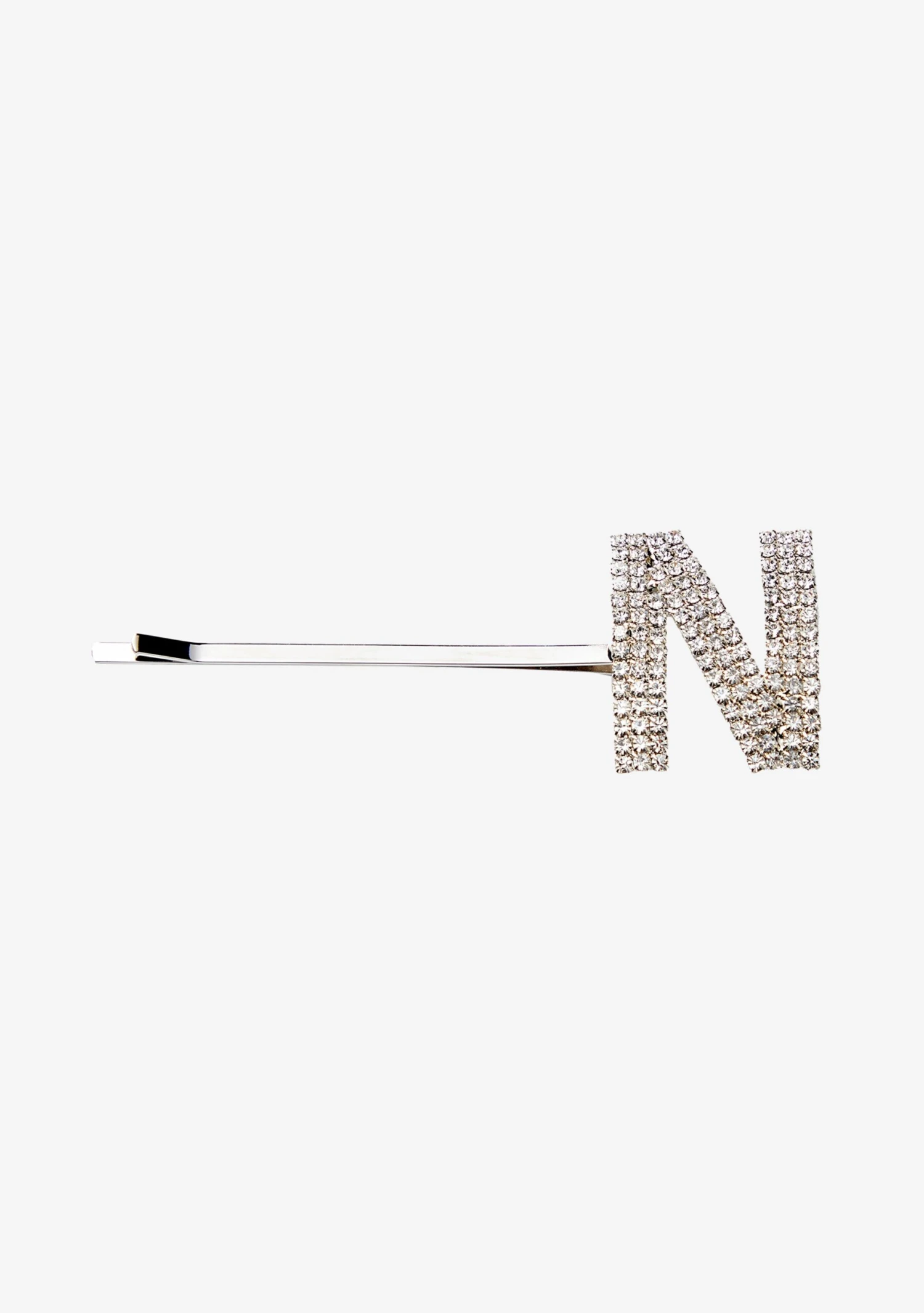 Rhinestone Alphabet Hair Clip - Image 13