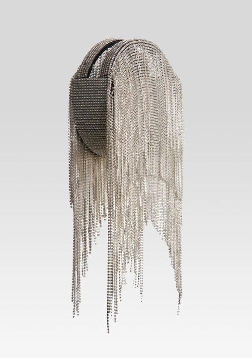 Talia Small Crystal Logo Bag - Image 3